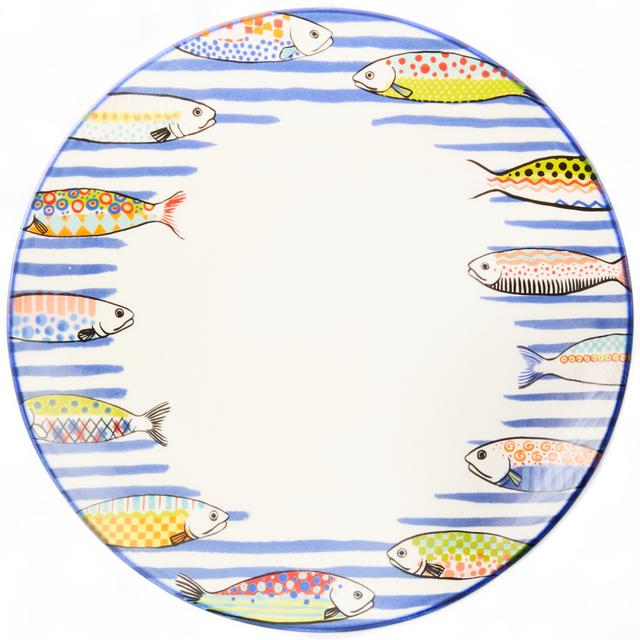 MacKenzie Childs Mackenzie-Childs Dinner Plate | Style: Go Fish | by TSC