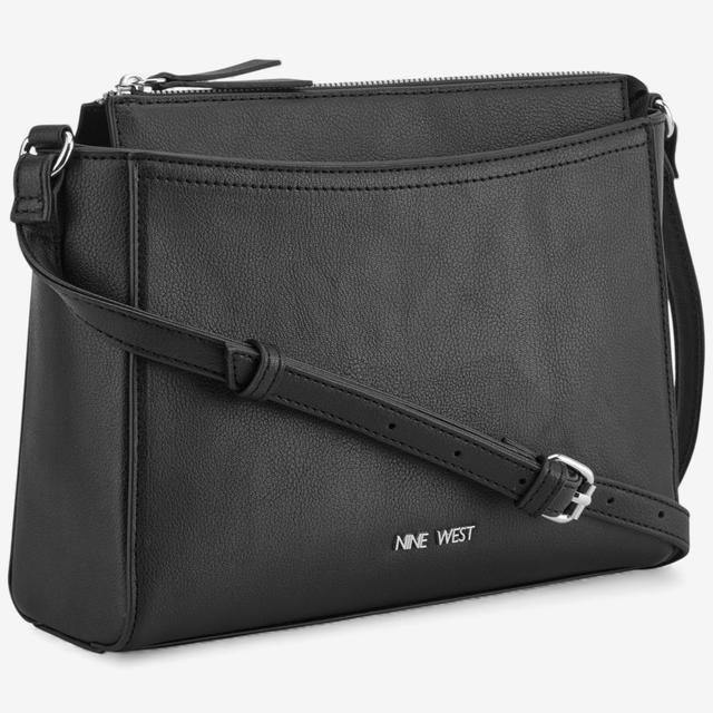 Nine West Bowie Mini Top Zip Crossbody | Style: Black | by TSC