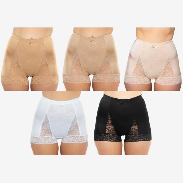 Rhonda Shear Shapewear Shear Pin Up Panty (5 pack) | Style: Neutral | Size: XS | by TSC