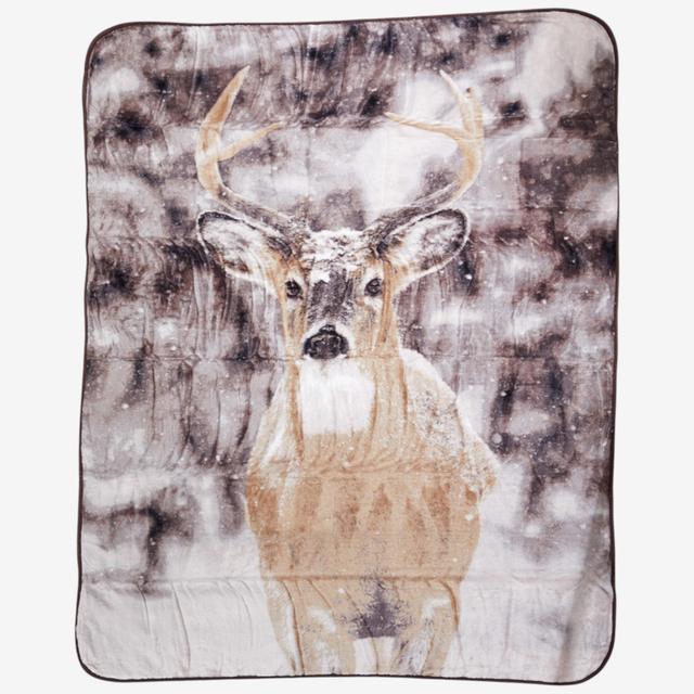 Shavel High-Pile Throw (60" x 80") | Style: Deer | by TSC