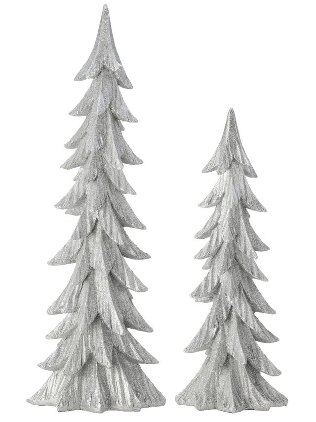 Holiday Memories Royal Tree Set (set of 2) | Style: Silver | by TSC
