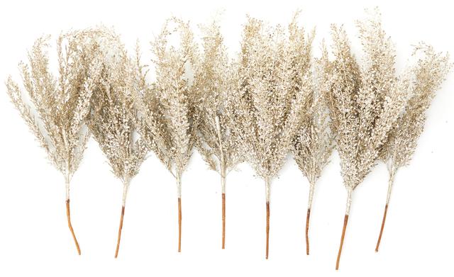 Holiday Memories 24" Glitter/Sequin Artemesia Spray (set of 8) | Style: Gold | by TSC
