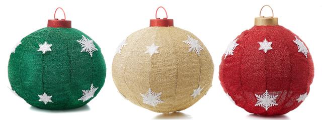 Holiday Memories Collapsible Ornaments (set of 3) | by TSC