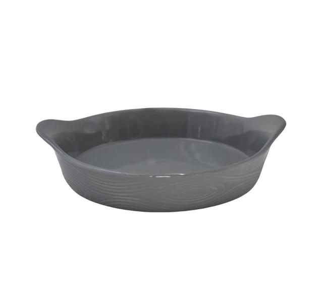 temp-tations Pie Pan | Style: Woodland Grey | by TSC