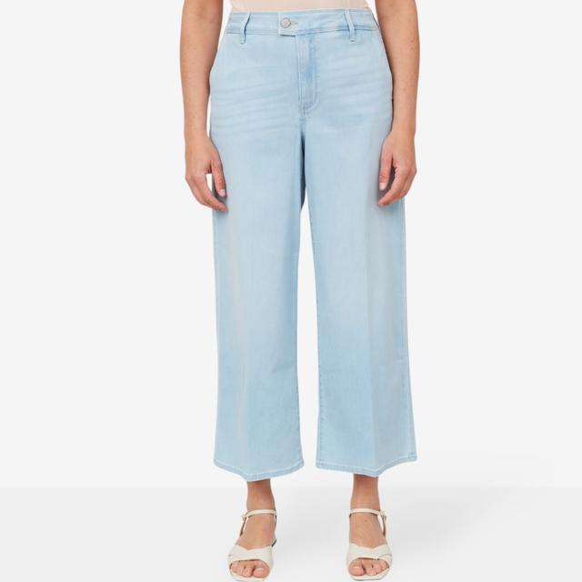 NYDJ Mona Wide Leg Denim Trouser | Style: Clear Waters | Size: 10 | by TSC