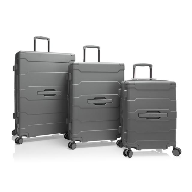 Heys ReNew 3-Piece Spinner Luggage Set | Style: Charcoal | by TSC
