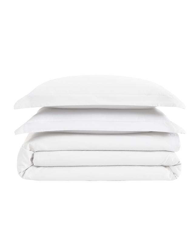 London Fog Garment Washed Duvet Cover Set | Style: White | Size: TWIN/TWIN XL | by TSC