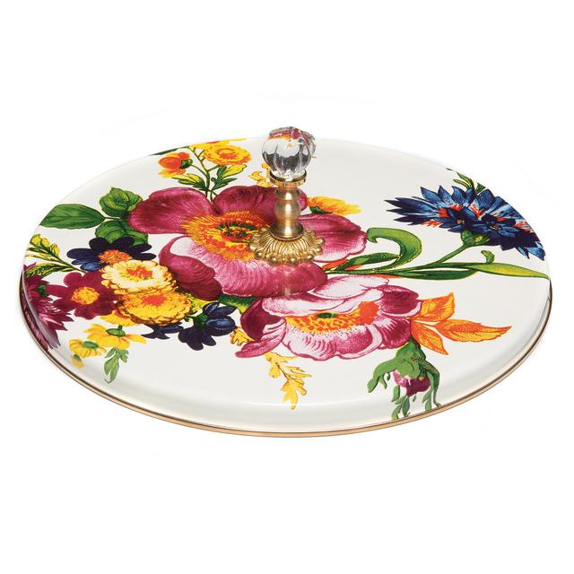 MacKenzie Childs Mackenzie-Childs Hand-Decorated Cheese Course | Style: Flower Market | by TSC