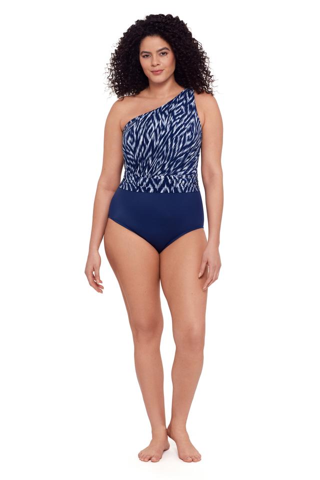 Trimshaper Heather One-Piece | Style: Ink | Size: 12 | by TSC