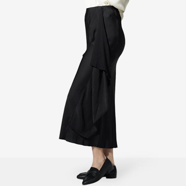 M Made In Italy High Waisted Pull-On Skirt | Style: Black | Size: XS | by TSC