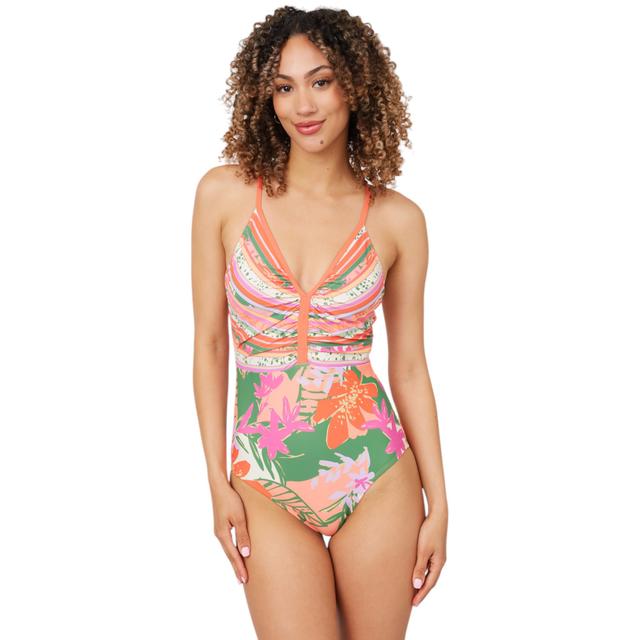 claudia ev Flatten It Gathered One Piece swimsuit | Style: Cartagena | Size: XS | by TSC