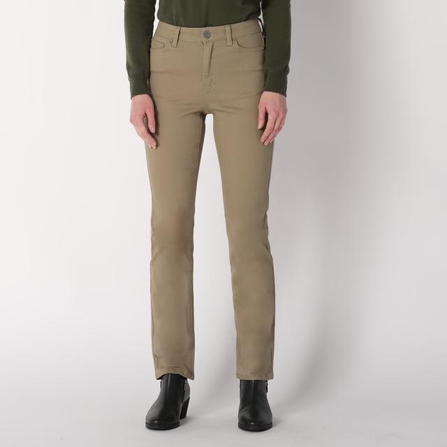 Bellina 5 Pocket Straight Leg Jean | Style: Khaki | Size: 4 | by TSC