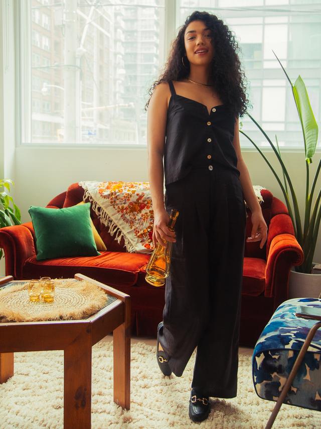 Tamga Designs Robyn Pant | Style: Black | Size: XS | by TSC