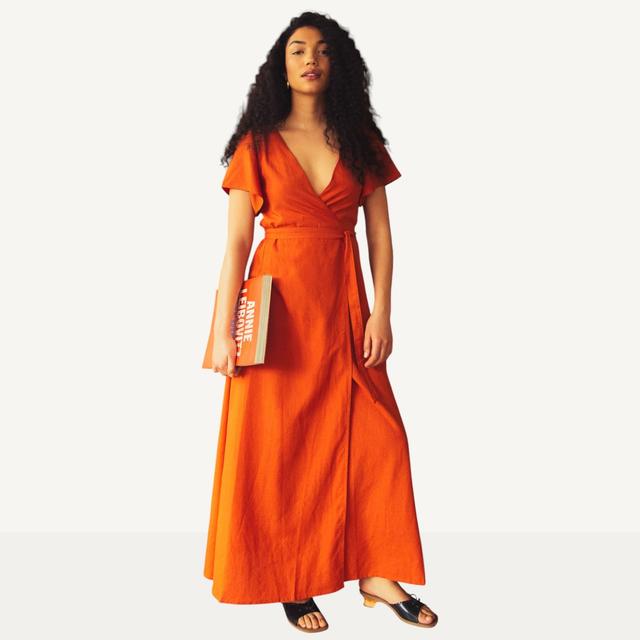 Tamga Designs Mirabel Maxi Dress | Style: Terracotta | Size: XS | by TSC