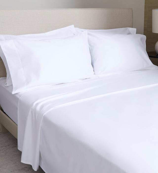 Home Suite Exact Fit 550TC Egyptian Cotton 6-Piece Sheet Set | Style: White | Size: CALIFORNIA KING | by TSC