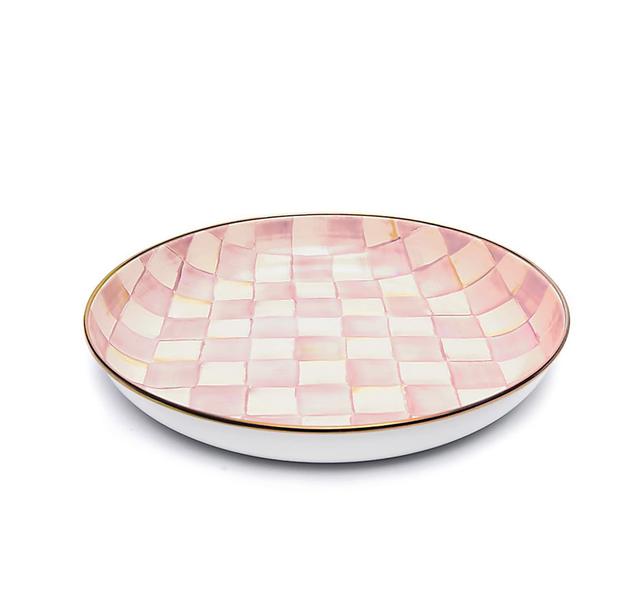 MacKenzie Childs MacKenzie-Childs Hand Decorated Enamel Abundant Bowl | Style: Rosy Check | by TSC
