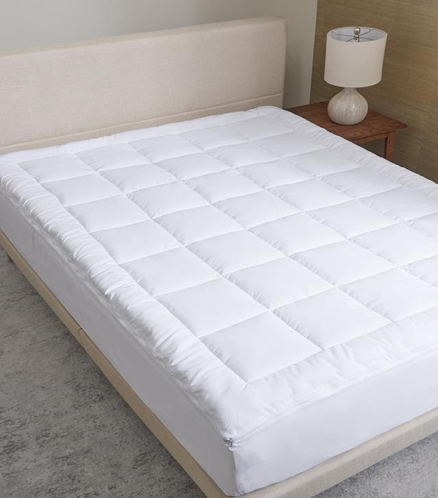 Home Suite Essentials Quilted Zip Mattress Topper | Size: KING | by TSC