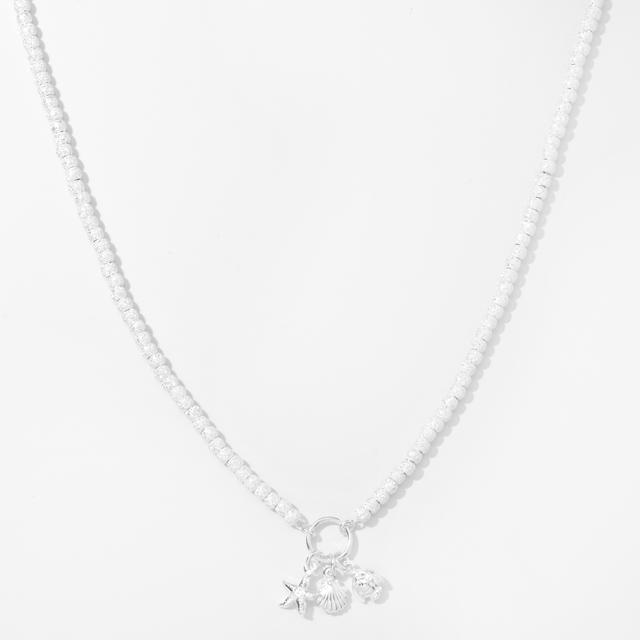 Silver Gallery Sterling Sea Life Charm Bead Necklace | by TSC
