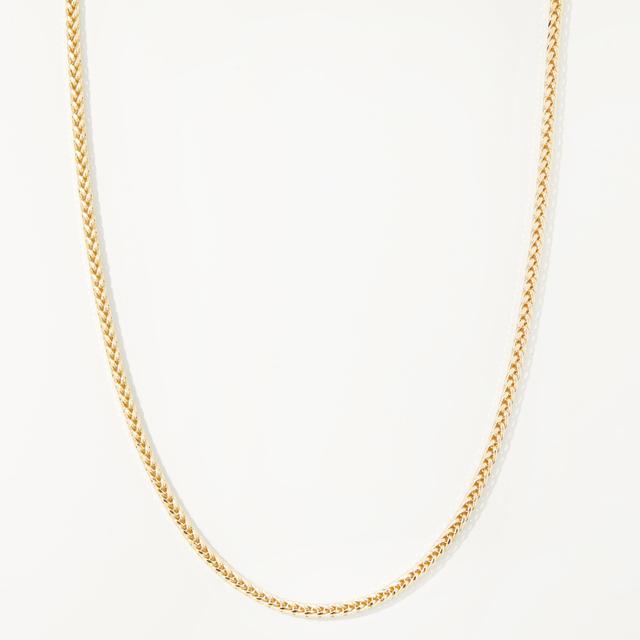 Stefano Oro 14K Yellow Gold Diamond Cut Spiga Necklace | Size: 22" | by TSC