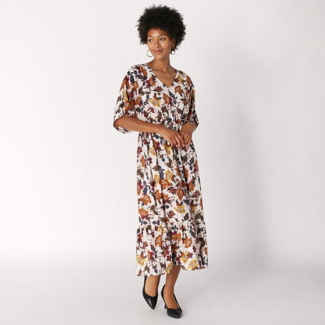Parker & Rowe Floral Midi Dress | Size: Small | by TSC