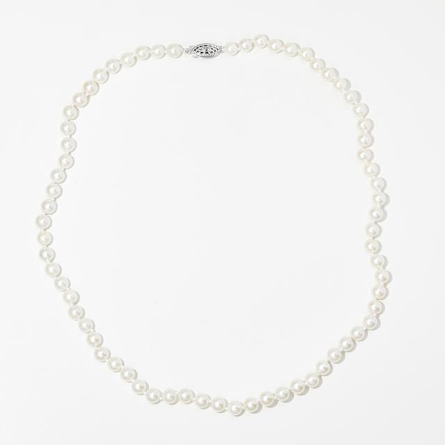 Roz Kwan Jewellery Collection Roz Kwan Jewellery Sterling Silver 5 mm to 6 mm Akoya Pearl Necklace | by TSC