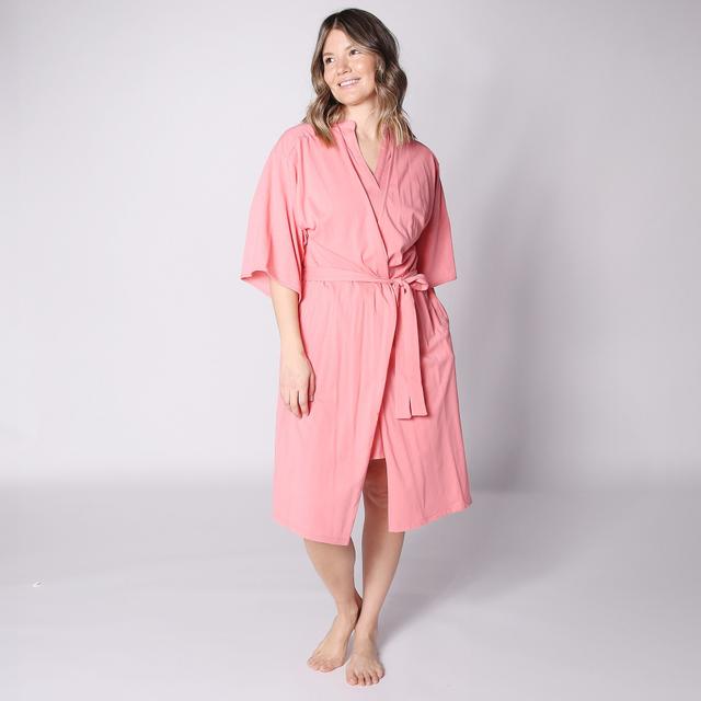 N Natori Cotton Wrap Topper | Style: Melon | Size: 1X | by TSC