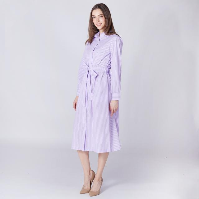 Crystal Kobe Maxi Shirt Dress | Style: Orchid | Size: 1X | by TSC
