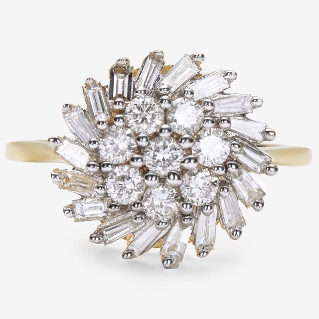 Diamond Show 14K Gold 1.00 ctw Ring | Style: Yellow Gold | Size: 5 | by TSC