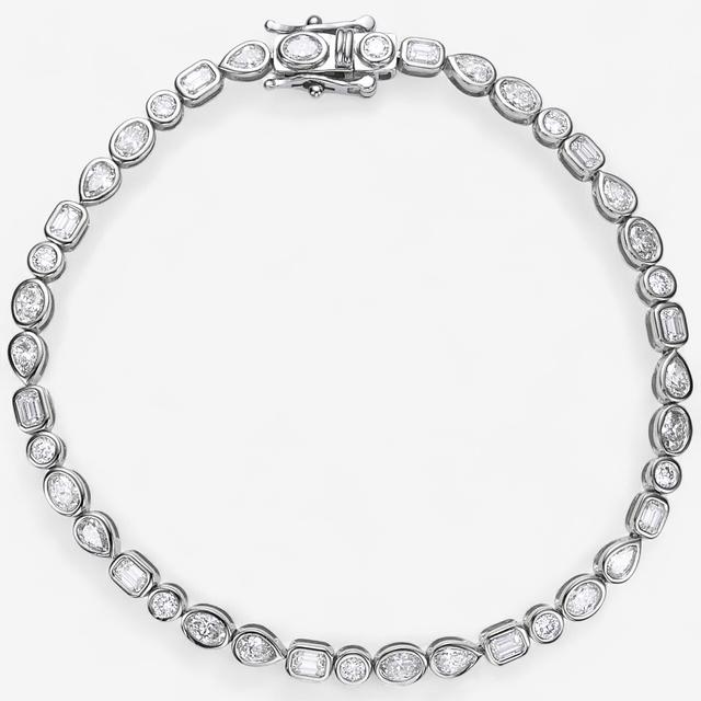 EVERA Diamonds 14K Gold 3.50 ctw Diamond Bracelet | Style: White Gold | Size: 8" | by TSC
