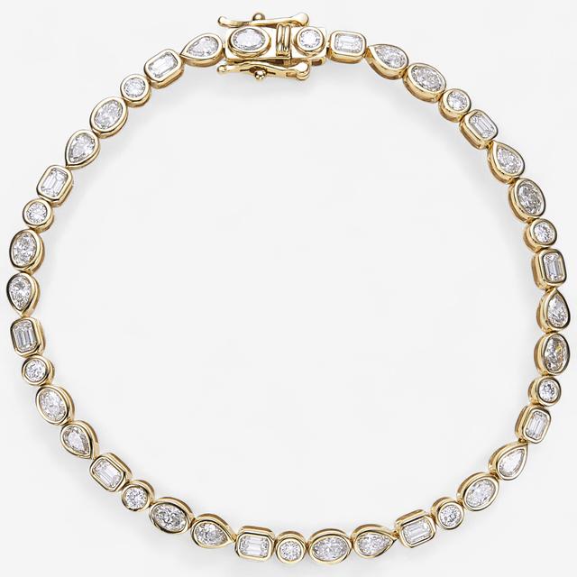 EVERA Diamonds 14K Gold 3.50 ctw Diamond Bracelet | Style: Yellow Gold | Size: 8" | by TSC