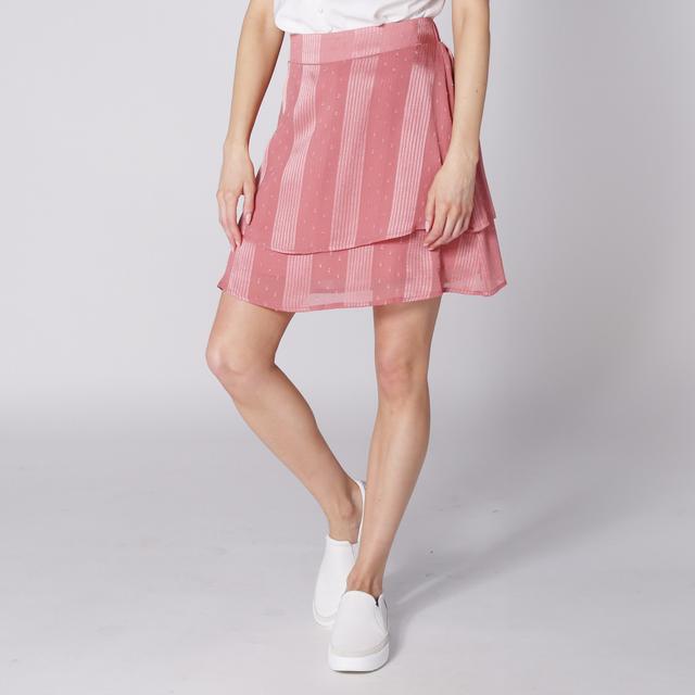 Modern Identity Flowy Skirt | Style: Dusty Rose | Size: XL | by TSC