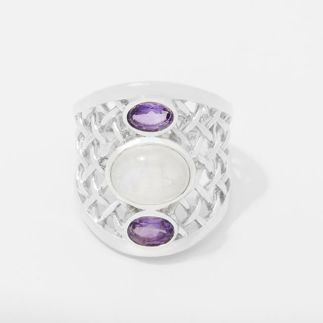 Himalayan Gems Sterling Silver Gemstone Ring | Style: Rwm/Amy | Size: 6 | by TSC