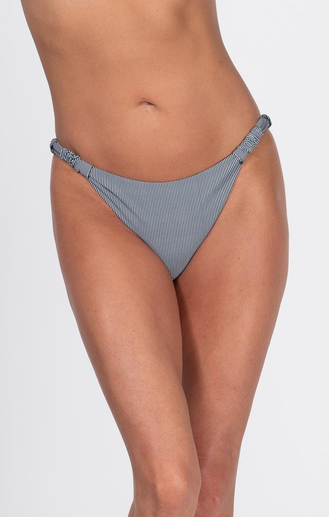Byron Bay Zoe Adjustable Bikini Bottom | Style: Stripes | Size: 10 | by TSC
