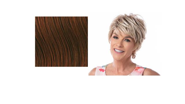 Toni Brattin Anytime Wig | Style: Dark Red | Size: PLUS | by TSC