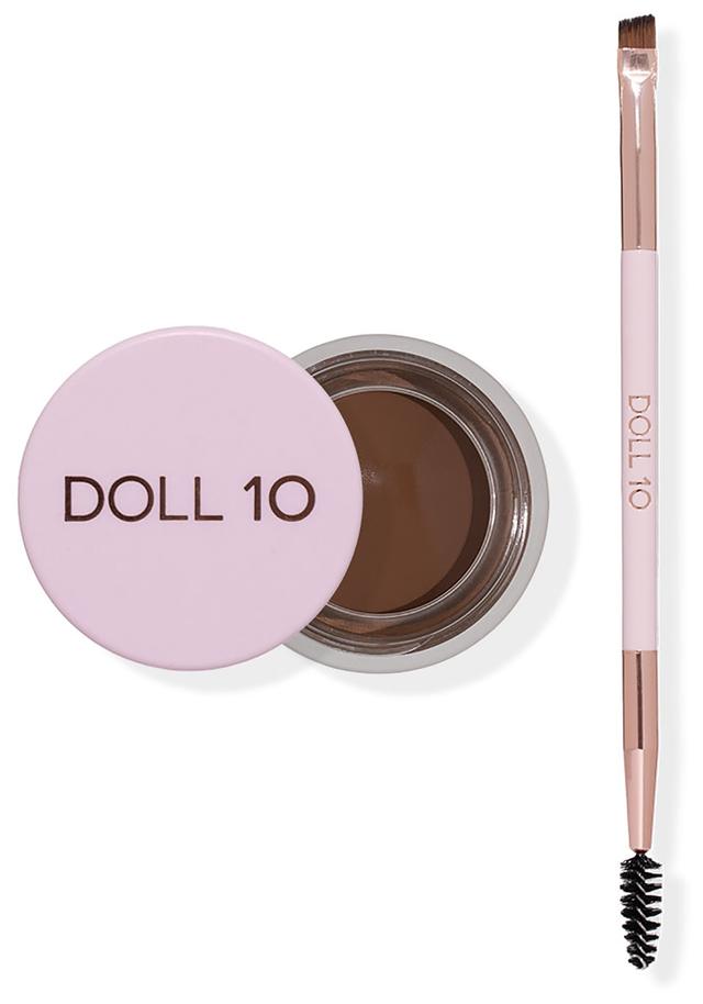 Doll 10 Brow Remedy Deep Conditioning Brow Defining Pomade With Brush | Style: Brunette | by TSC