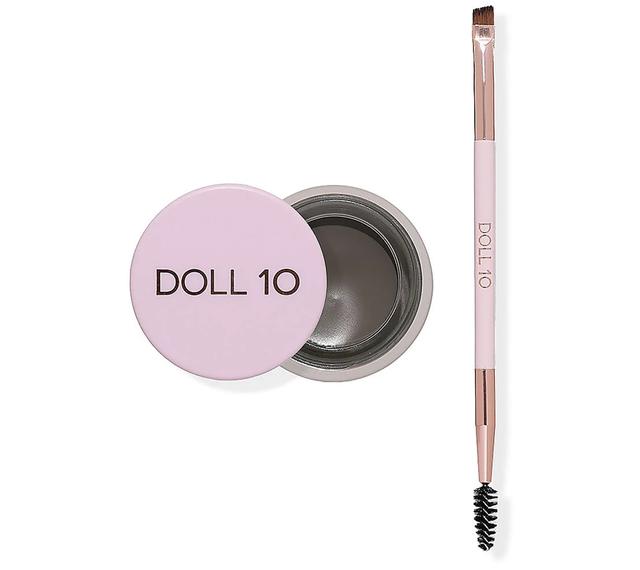Doll 10 Brow Remedy Deep Conditioning Brow Defining Pomade With Brush | Style: Salt/Pepper | by TSC