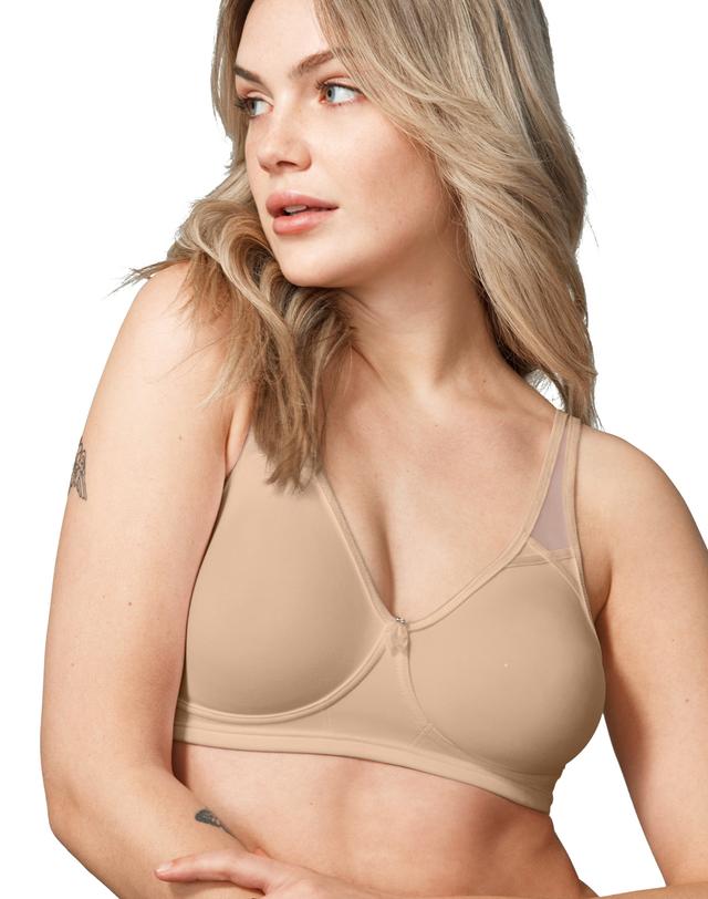 Wonderbra No Poke Side Stay Wirefree Bra | Style: Sand Dune | Size: 42C | by TSC