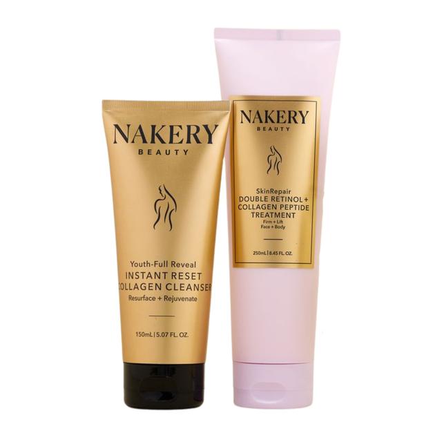 Nakery Beauty Retinol + Collagen Cleanse, Repair & Treat Collection | by TSC