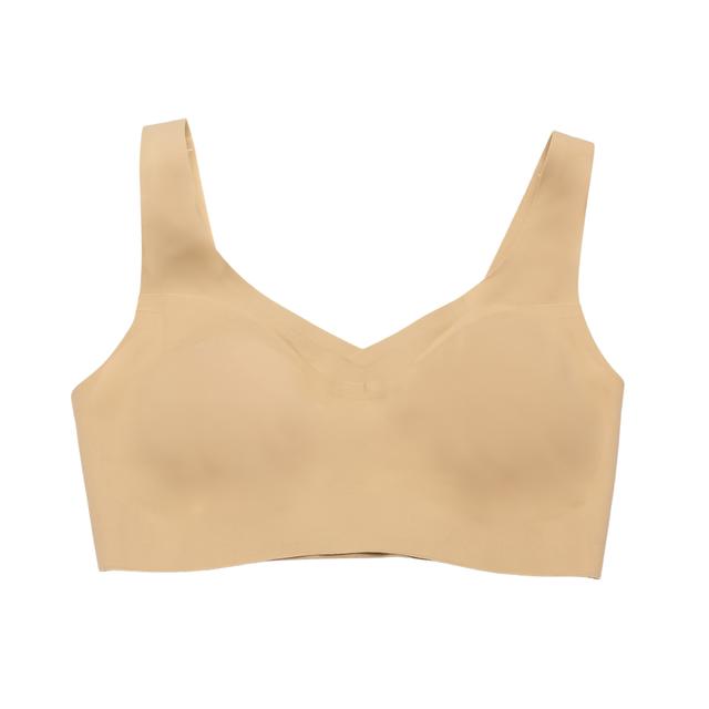 Rhonda Shear Shapewear Shear Infinity Edge Sweetheart Bra | Style: Beige | Size: 3X | by TSC