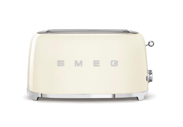 SMEG 4-Slice Long-Slot Toaster | Style: Cream | by TSC