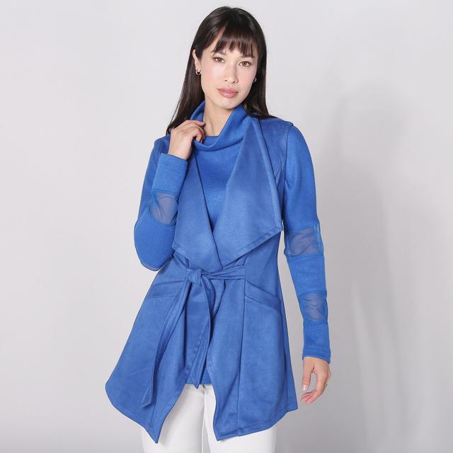 Marallis Faux Stretch Suede Vest | Style: Cobalt | Size: Small | by TSC