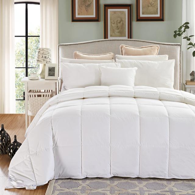 Maholi Royal Elite Lightweight 400TC Hutterite White Down Duvet 700FP | Size: KING | by TSC