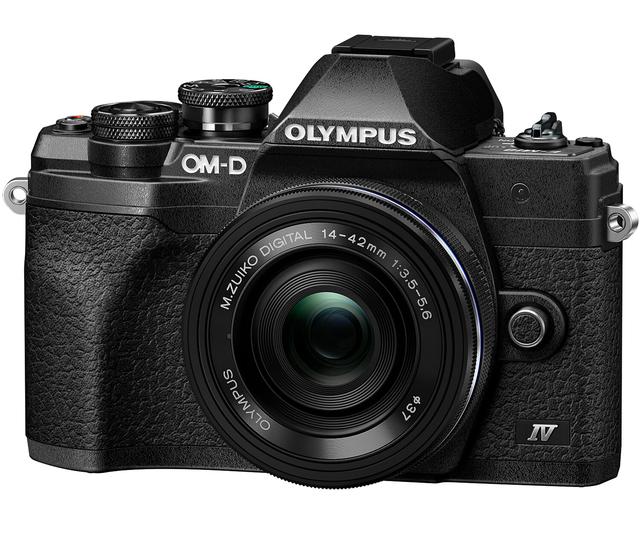 Olympus - OM System Olympus OM-D E-M10 Mark IV Black Body with Black M. Zuiko Digital ED 14-42 mm F3.5-5.6 EZ Lens Kit | by TSC