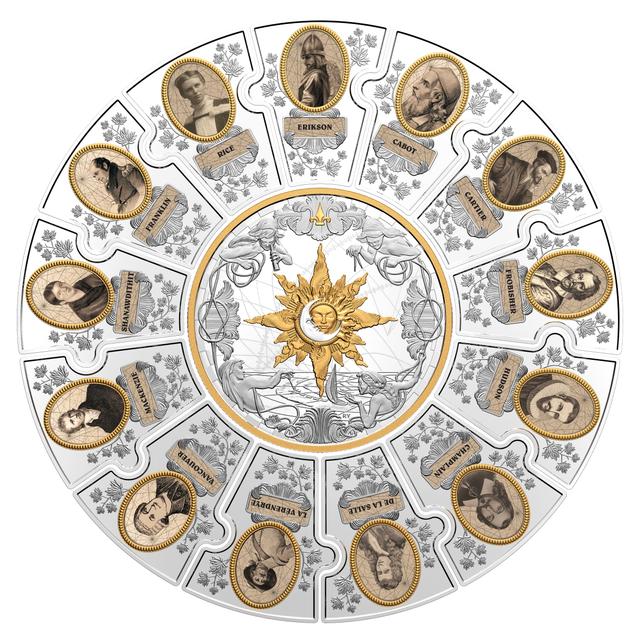 Royal Canadian Mint (RCM) 2020 Fine Silver Puzzle Coin Set: The Four Winds - Pathfinders in Canada | by TSC