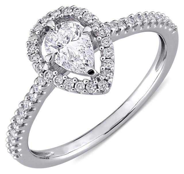 The Vault 14K White Gold Diamond Floating Halo Engagement Ring | Size: 6 | by TSC