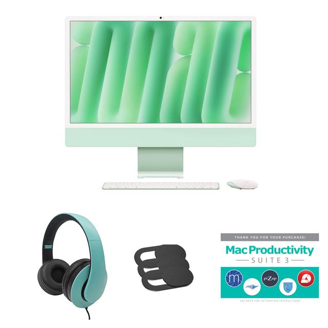 Apple iMac 24" 8-Core CPU, 8-Core GPU, 16GB RAM 256GB SSD | Style: Green | by TSC