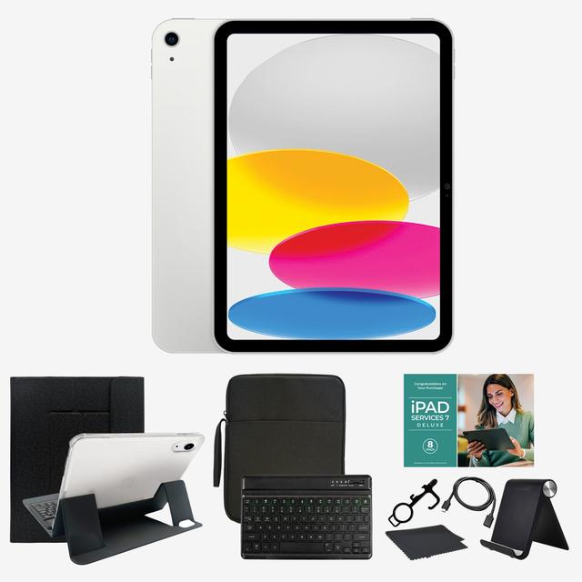 Apple iPad (A16) 11" Bundle (128 GB, 256 GB, 512 GB; 2025) | Style: Silver/Black | Size: 512GB | by TSC