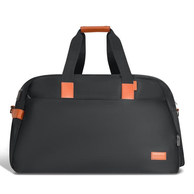 Champs The Weekender Duffel Bag | Style: Black | by TSC