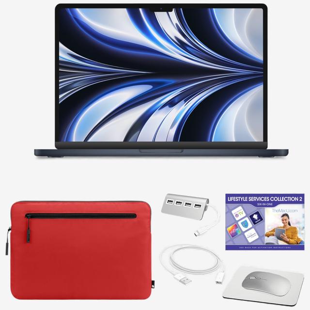 Apple MacBook Air 13" M4 256 GB | Style: Midnight/Red | by TSC