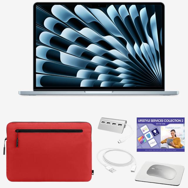 Apple MacBook Air 13" M4 256 GB | Style: Skyblue/Red | by TSC